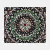 Couverture Polaire Mandala Équilibré 2 (Devant (Horizontal))