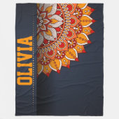 Couverture Polaire Mandala Fleece Blanket (Devant)