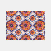 Couverture Polaire Mandala florale (Devant (Horizontal))