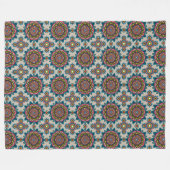 Couverture Polaire Mandala Motif Fleece Blanket (Devant (Horizontal))