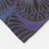 Couverture Polaire Mandala Mystic Bloom (Coin)
