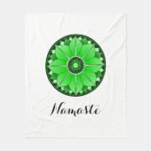 Couverture Polaire Mandala Namaste (Devant)