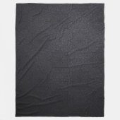 Couverture Polaire Mandala ornementale de luxe noir (Devant)