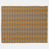 Couverture Polaire Mandala Soleil Céleste  (Devant (Horizontal))
