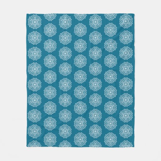 Couverture Polaire Mandala Tidepool (Devant)
