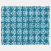 Couverture Polaire Mandala Tidepool (Devant (Horizontal))