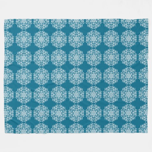 Couverture Polaire Mandala Tidepool (Devant (Horizontal))