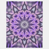 Couverture Polaire Mandala violette Lilac (Devant)