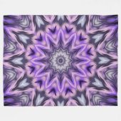 Couverture Polaire Mandala violette Lilac (Devant (Horizontal))