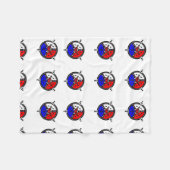 Couverture Polaire Mandala Zen Puissant (Devant (Horizontal))