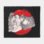 Couverture Polaire Manga kawaii Otaku G (Devant (Horizontal))