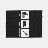 Couverture Polaire Mange Sleep Badminton (Devant (Horizontal))