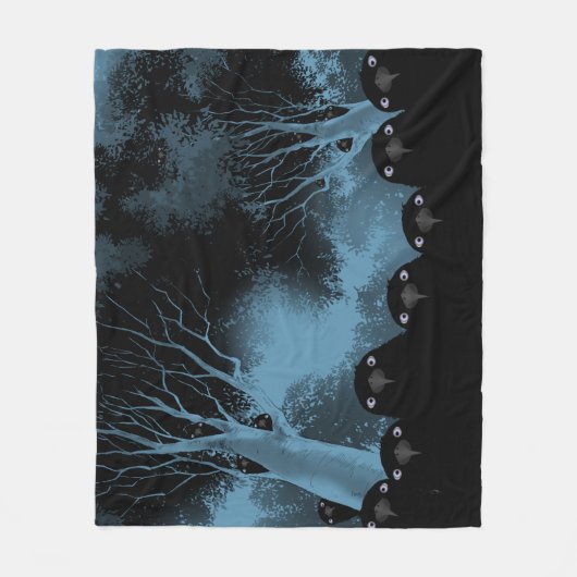 Couverture Polaire Manger Crow Fleece Blanche (Devant)