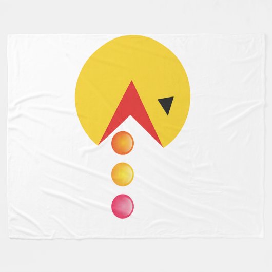 Couverture Polaire Manger des points (Devant (Horizontal))