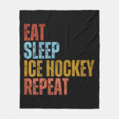 COUVERTURE POLAIRE MANGER DORMIR HOCKEY SUR GLACE RÉPÉTER (Devant)