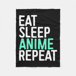Couverture Polaire Manger Sleep Anime Répéter Japonais Animation Love