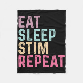 Couverture Polaire Manger Sleep Stim Répéter Sensibilisation sur l'au