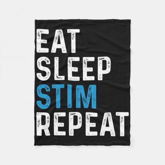 Couverture Polaire Manger Sleep Stim Répéter Stimming Sensibilisation (Devant)