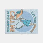 Couverture Polaire Mangez deux cookies, appelez-moi le matin (Devant (Horizontal))
