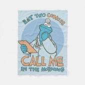 Couverture Polaire Mangez deux cookies, appelez-moi le matin (Devant)