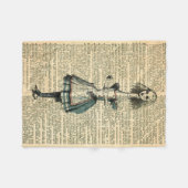 Couverture Polaire Mangez-moi Boire Alice au pays des merveilles Jete (Devant (Horizontal))