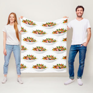 Couverture Polaire Mangez plus de plantes frais motivation salade let