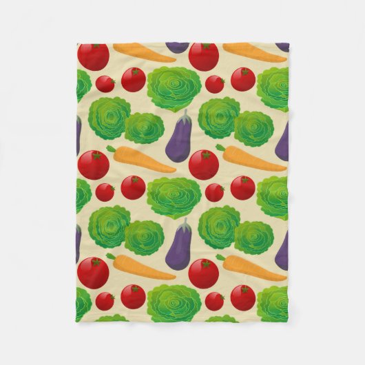 Couverture Polaire Mangez vos légumes (Devant)