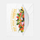 Couverture Polaire Mangez vos Légumes Citer salade fraîche mélange bo (Devant)