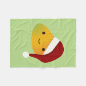 Couverture Polaire Mango de Noël de Kawaii (Devant (Horizontal))