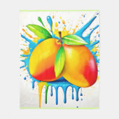 Couverture Polaire Mango Éclaboussure de Couleur (Devant)