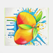 Couverture Polaire Mango Éclaboussure de Couleur (Devant (Horizontal))