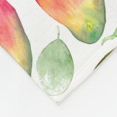 Couverture Polaire Mangues aquarelles | MOTIF | Fruit (Coin)