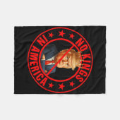 Couverture Polaire Manifestation anti-Trump contre l'absence de rois  (Devant (Horizontal))