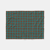 Couverture Polaire Manitoba Canada Tartan (Devant (Horizontal))