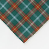 Couverture Polaire Manitoba Canada Tartan (Coin)