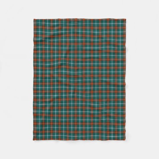 Couverture Polaire Manitoba Canada Tartan (Devant)