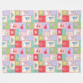 Couverture Polaire Mannequin de Noël (Devant (Horizontal))