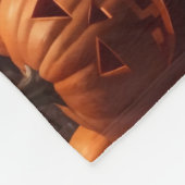 Couverture Polaire Manoir gothique Éffrayant Halloween Maison effraya (Coin)