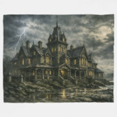 Couverture Polaire Manoir Victorien par BurnsInHell (Devant (Horizontal))