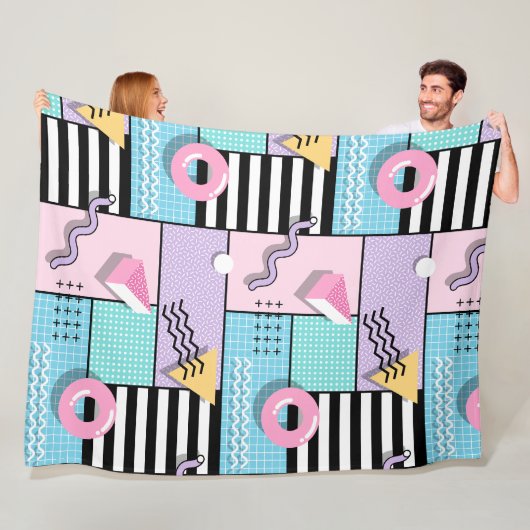 Couverture Polaire Manta de forro polar Memphis Party (En situation)