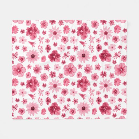 Couverture Polaire manta flores (Devant (Horizontal))