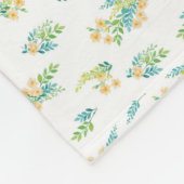 Couverture Polaire Manta "Flores del Campo"  (Coin)