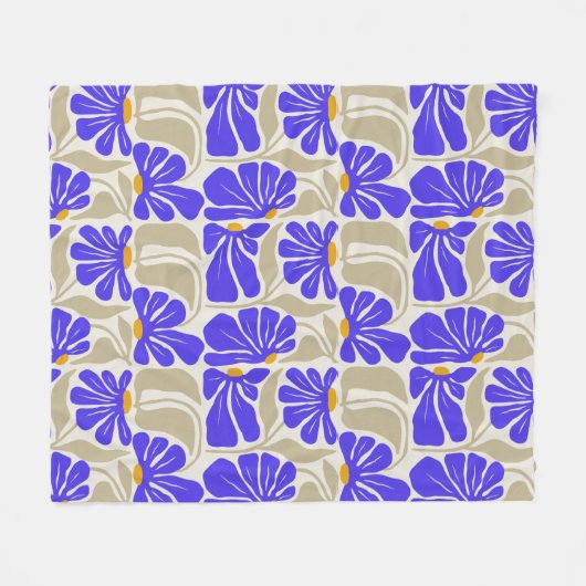 Couverture Polaire Manta Flower (Devant (Horizontal))