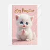 Couverture Polaire Manta para bebé con diseño de gatito tierno (Devant)