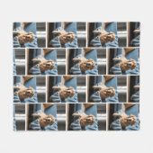 Couverture Polaire Manta personalizada con foto de perro (Devant (Horizontal))