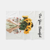 Couverture Polaire Manta polar Girasoles (Devant (Horizontal))