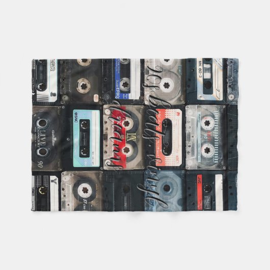 Couverture Polaire Manta vinilo 90s (Devant (Horizontal))