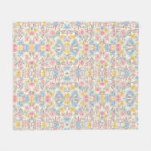 Couverture Polaire Mantas Botánico Acuarela – Flores Exóticas (Devant (Horizontal))