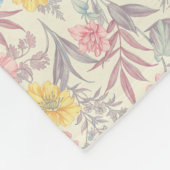 Couverture Polaire Mantas Botánico Acuarela – Flores Exóticas (Coin)