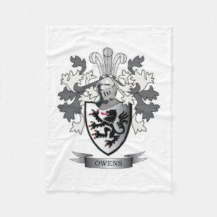 Couverture Polaire Manteau de crête de famille d'Owens des bras